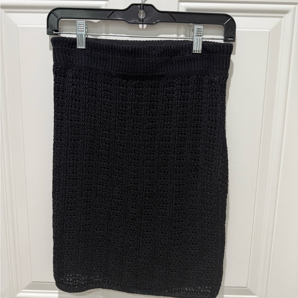 Rachel Zoe crocheted knee length Pencil Skirt